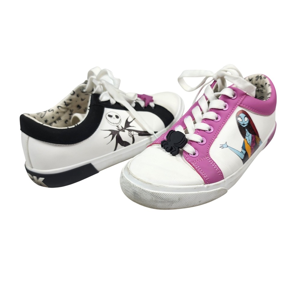 Disney Nightmare Before Christmas Ground Up Jack Sally Sneakers Womens 7 Cosplay